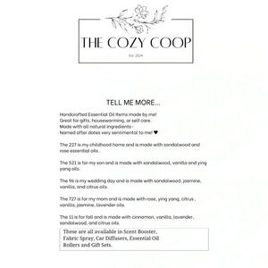 Essential Oil Items Handcrafted by me